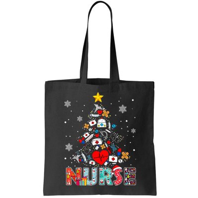 Nurse Christmas Tree Stethoscope RN LPN Scrub Nursing Xmas  Bag