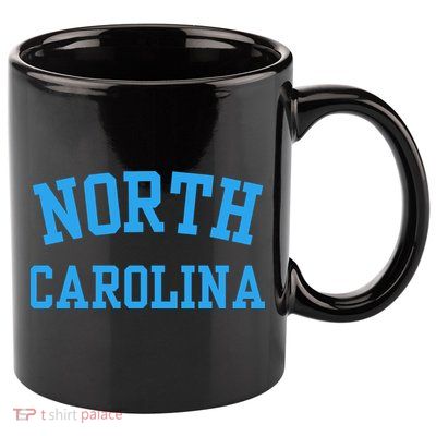 North Carolina Throwback Design State Of Nc 11oz C Handle Ceramic Mug