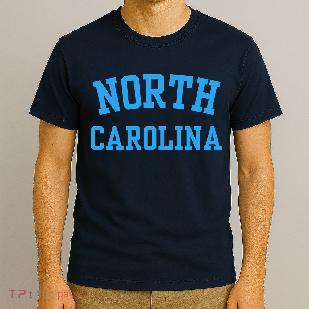 North Carolina Throwback Design State Of Nc T-Shirt