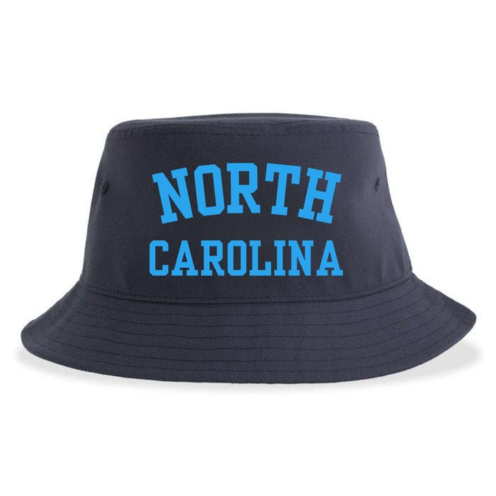 North Carolina Throwback Design State Of Nc Sustainable Bucket Hat