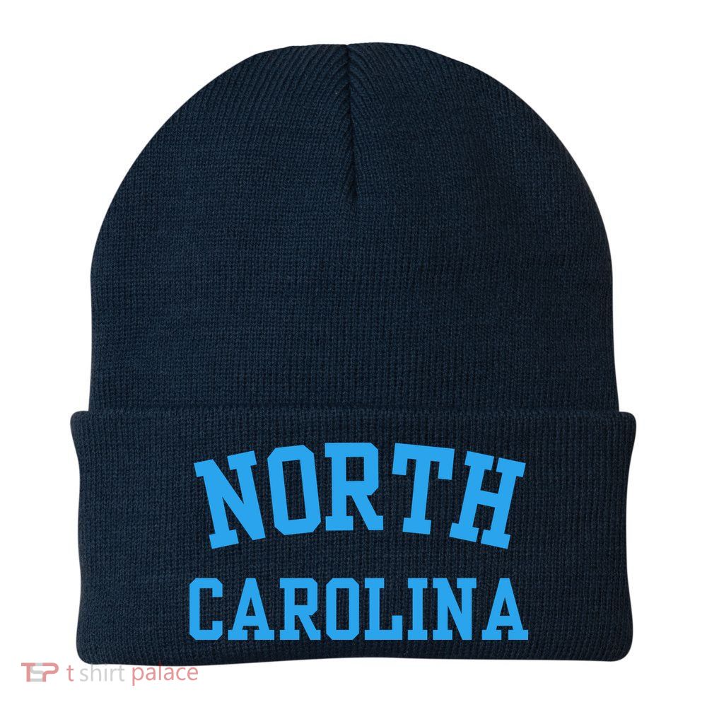 North Carolina Throwback Design State Of Nc Beanie