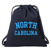 North Carolina Throwback Design State Of Nc Drawstring Bag