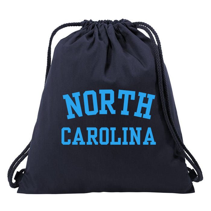 North Carolina Throwback Design State Of Nc Drawstring Bag