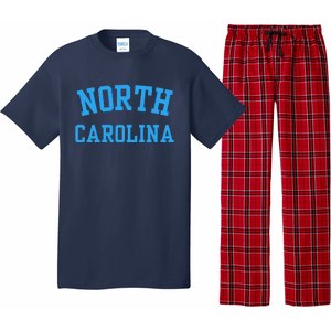 North Carolina Throwback Design State Of Nc Pajama Set