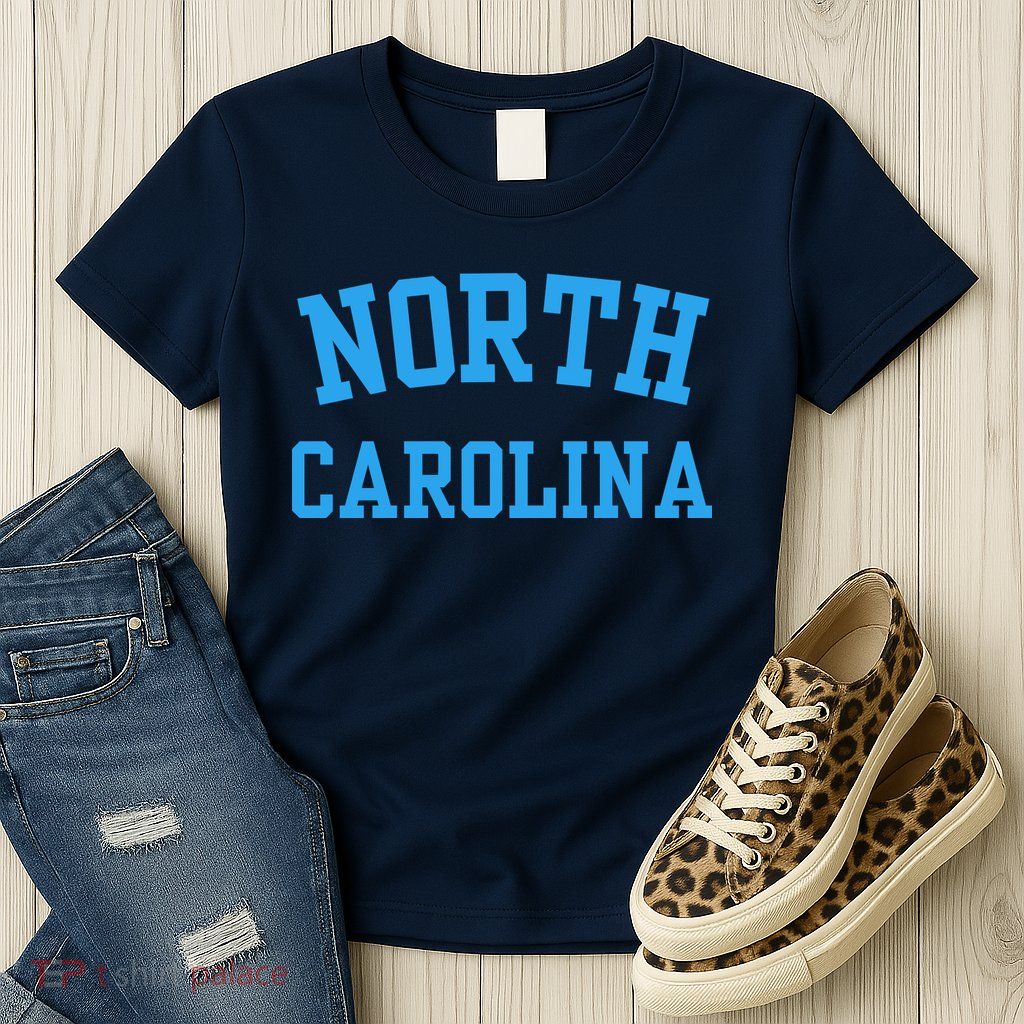 North Carolina Throwback Design State Of Nc Womens T-Shirt