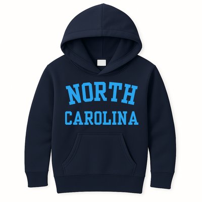 North Carolina Throwback Design State Of Nc Kids Hoodie