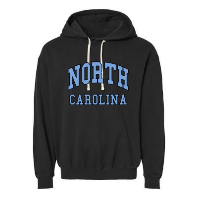 North Carolina Throwback Design State Of Nc Classic Garment-Dyed Fleece Hoodie