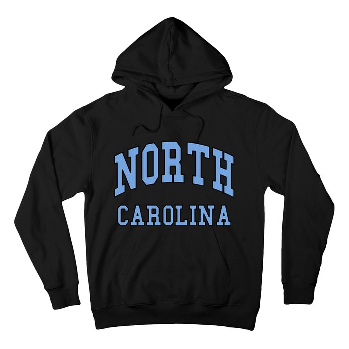 North Carolina Throwback Design State Of Nc Classic Hoodie