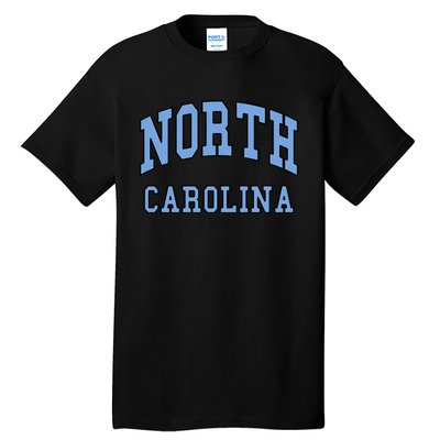 North Carolina Throwback Design State Of Nc Classic Tall T-Shirt