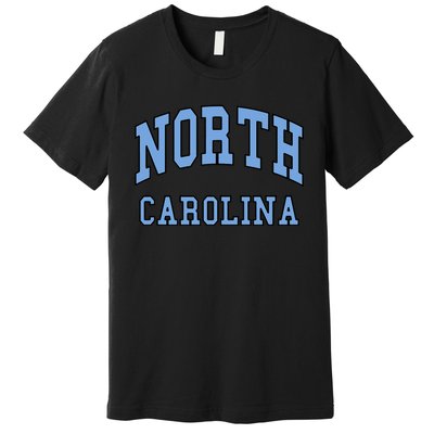 North Carolina Throwback Design State Of Nc Classic Premium T-Shirt