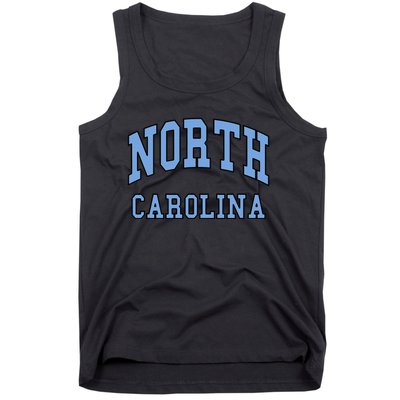 North Carolina Throwback Design State Of Nc Classic Tank Top