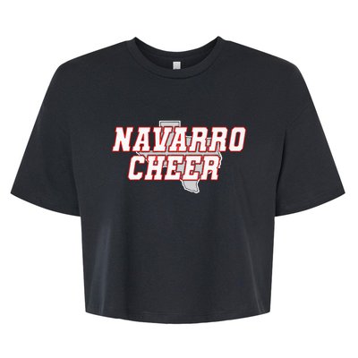 Navarro Cheer Texas Bella+Canvas Jersey Crop Tee