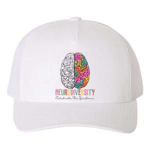 Neurodiversity Celebrate The Spectrum Brain Autism Awareness Yupoong Adult 5-Panel Trucker Hat