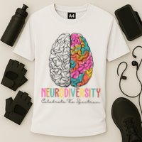 Neurodiversity Celebrate The Spectrum Brain Autism Awareness Performance Shirt