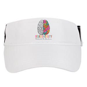 Neurodiversity Celebrate The Spectrum Brain Autism Awareness Adult Drive Performance Visor