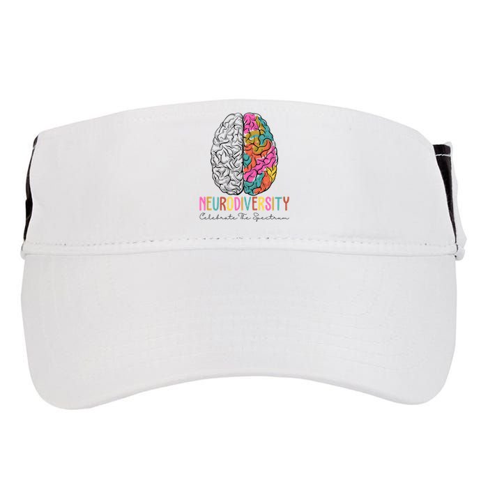 Neurodiversity Celebrate The Spectrum Brain Autism Awareness Adult Drive Performance Visor