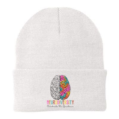 Neurodiversity Celebrate The Spectrum Brain Autism Awareness Beanie