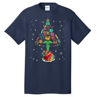 Nurse Christmas Tree Medical Lights Gifts For Woman Tall T-Shirt