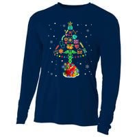 Nurse Christmas Tree Medical Lights Gifts For Woman Cooling Performance Long Sleeve Crew