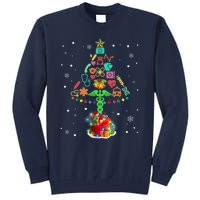 Nurse Christmas Tree Medical Lights Gifts For Woman Tall Sweatshirt