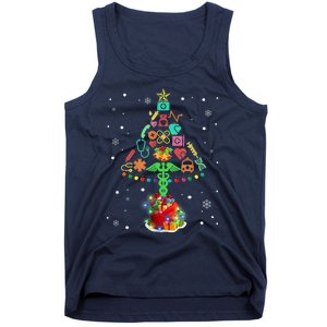 Nurse Christmas Tree Medical Lights Gifts For Woman Tank Top