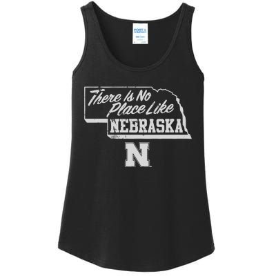 N.E.B.R.A.S.K.A Cornhuskers There Is No Place Like Ladies Essential Tank