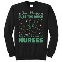 Nurses Cuss Too Much Funny St Patricks Day Sweatshirt