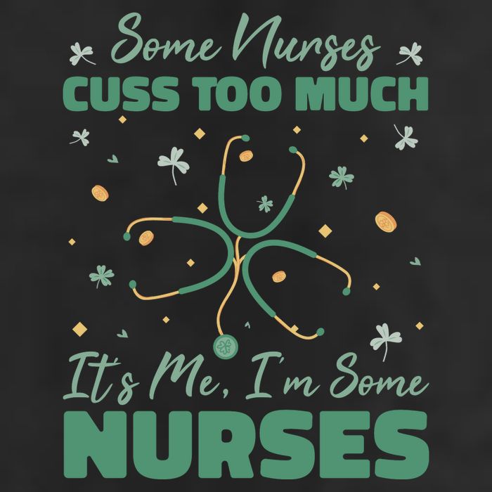 Nurses Cuss Too Much Funny St Patricks Day 11oz C Handle Ceramic Mug