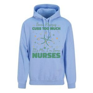 Nurses Cuss Too Much Funny St Patricks Day Unisex Surf Hoodie