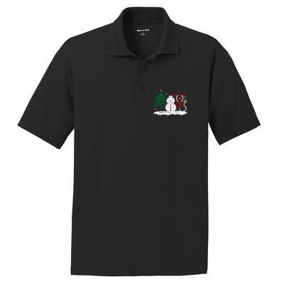 Nurse Christmas Tree Snowman Reindeer PosiCharge RacerMesh Polo