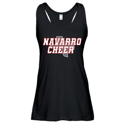 Navarro Cheer Texas Logo Ladies Essential Flowy Tank