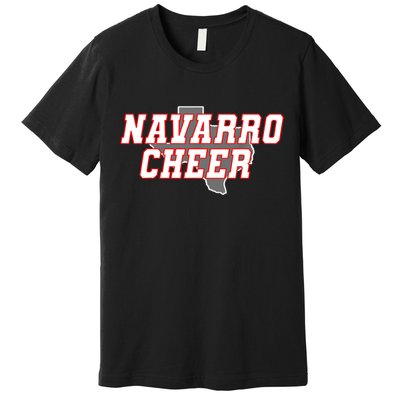 Navarro Cheer Texas Logo Premium T-Shirt