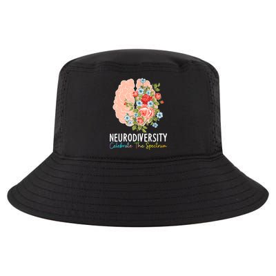 Neurodiversity Celebrate The Spectrum ADHD Brain Autism ASD Cool Comfort Performance Bucket Hat