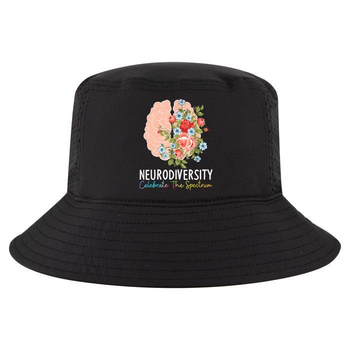 Neurodiversity Celebrate The Spectrum ADHD Brain Autism ASD Cool Comfort Performance Bucket Hat