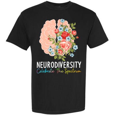 Neurodiversity Celebrate The Spectrum ADHD Brain Autism ASD Comfort Colors T-Shirt