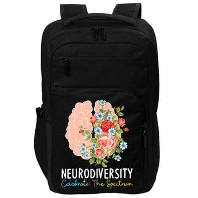 Neurodiversity Celebrate The Spectrum ADHD Brain Autism ASD Impact Tech Backpack