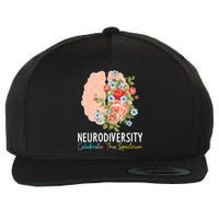 Neurodiversity Celebrate The Spectrum ADHD Brain Autism ASD Wool Snapback Cap
