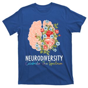 Neurodiversity Celebrate The Spectrum ADHD Brain Autism ASD T-Shirt