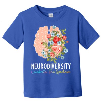 Neurodiversity Celebrate The Spectrum ADHD Brain Autism ASD Toddler T-Shirt