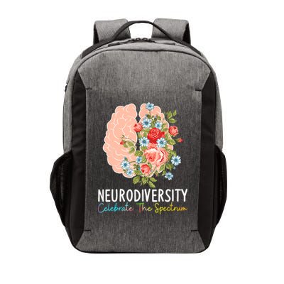 Neurodiversity Celebrate The Spectrum ADHD Brain Autism ASD Vector Backpack