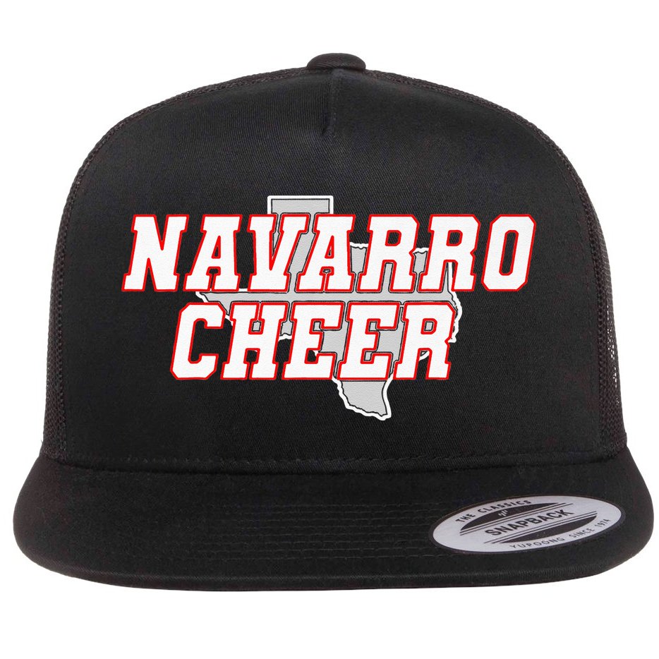 Navarro Cheer Texas Flat Bill Trucker Hat
