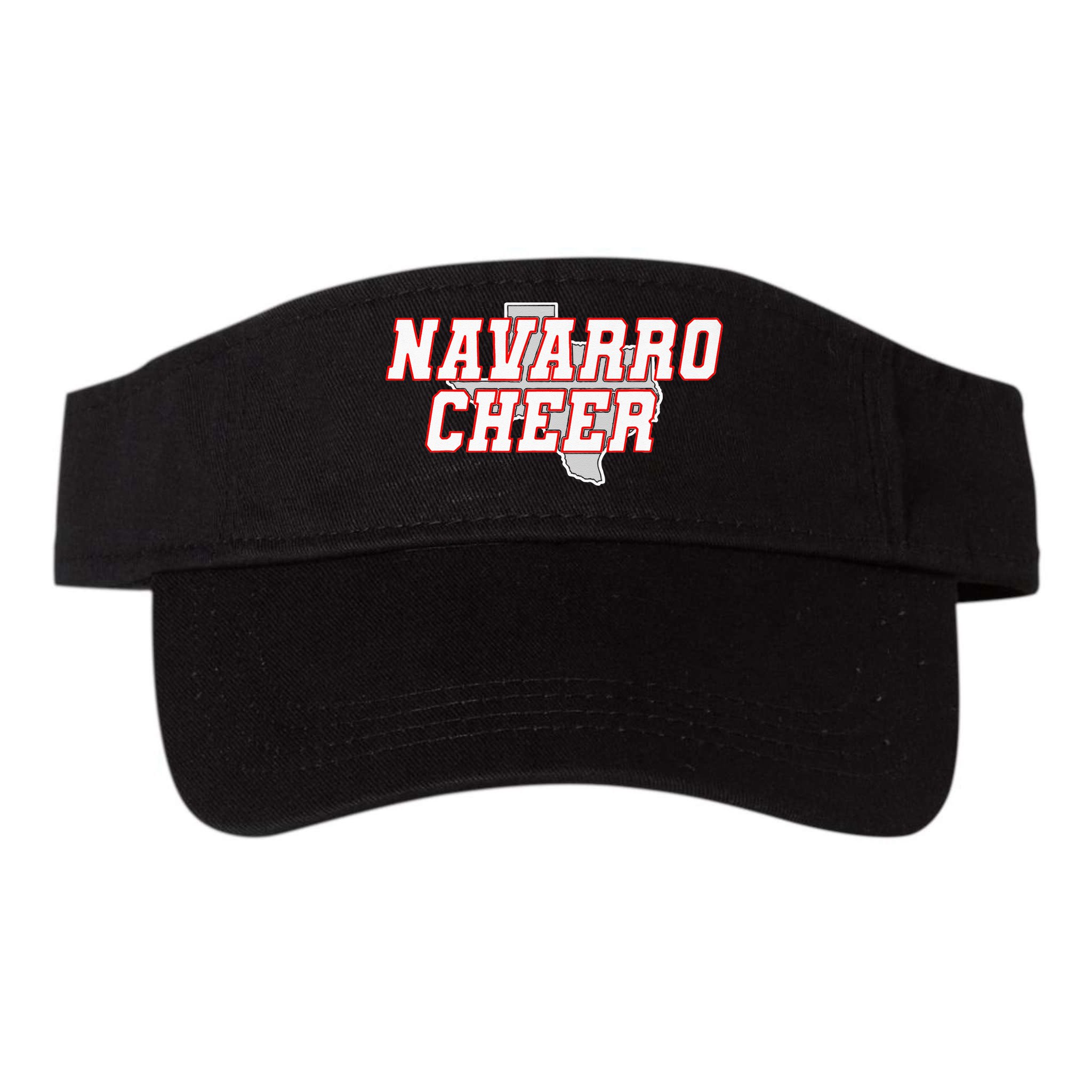 Navarro Cheer Texas Visor