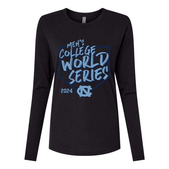 N.O.R.T.H C.A.R.O.L.I.N.A Tar Heels Fanatics 2024 Baseball College Womens Cotton Relaxed Long Sleeve T-Shirt