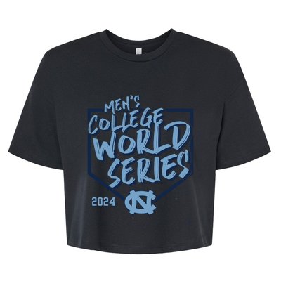 N.O.R.T.H C.A.R.O.L.I.N.A Tar Heels Fanatics 2024 Baseball College Bella+Canvas Jersey Crop Tee