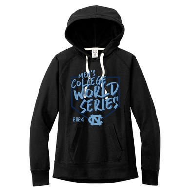 N.O.R.T.H C.A.R.O.L.I.N.A Tar Heels Fanatics 2024 Baseball College Women's Fleece Hoodie