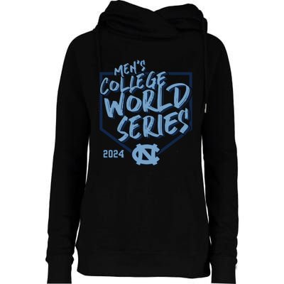 N.O.R.T.H C.A.R.O.L.I.N.A Tar Heels Fanatics 2024 Baseball College Womens Funnel Neck Pullover Hood