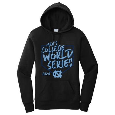 N.O.R.T.H C.A.R.O.L.I.N.A Tar Heels Fanatics 2024 Baseball College Women's Pullover Hoodie