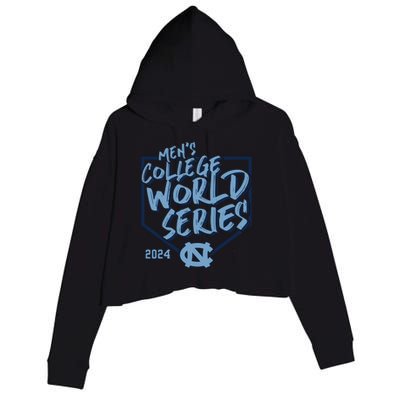 N.O.R.T.H C.A.R.O.L.I.N.A Tar Heels Fanatics 2024 Baseball College Crop Fleece Hoodie