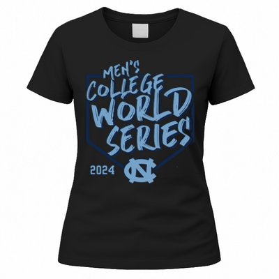 N.O.R.T.H C.A.R.O.L.I.N.A Tar Heels Fanatics 2024 Baseball College Women's T-Shirt