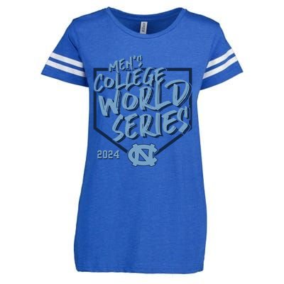 N.O.R.T.H C.A.R.O.L.I.N.A Tar Heels Fanatics 2024 Baseball College Enza Ladies Jersey Football T-Shirt